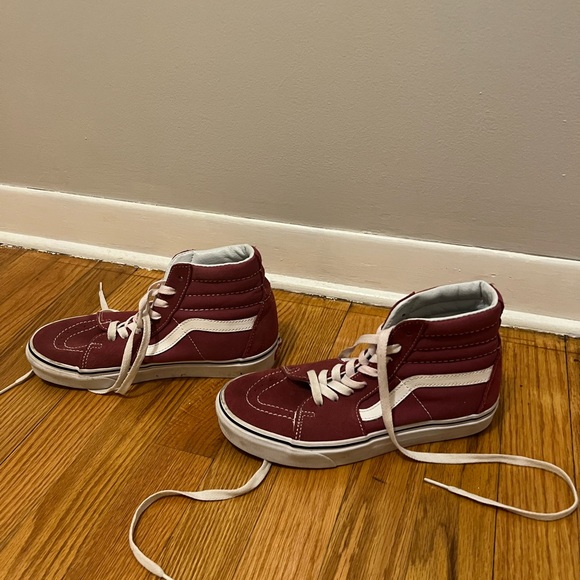 Vans Maroon HighTops - Picture 4 of 4